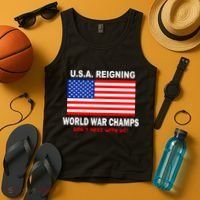 U.S.A. Reigning World War Champs Tank Top thumb 4