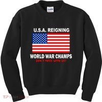 U.S.A. Reigning World War Champs Kids Sweatshirt thumb 0