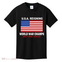 U.S.A. Reigning World War Champs Kids T-Shirt thumb 0