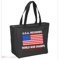 U.S.A. Reigning World War Champs Tote Bag thumb 2