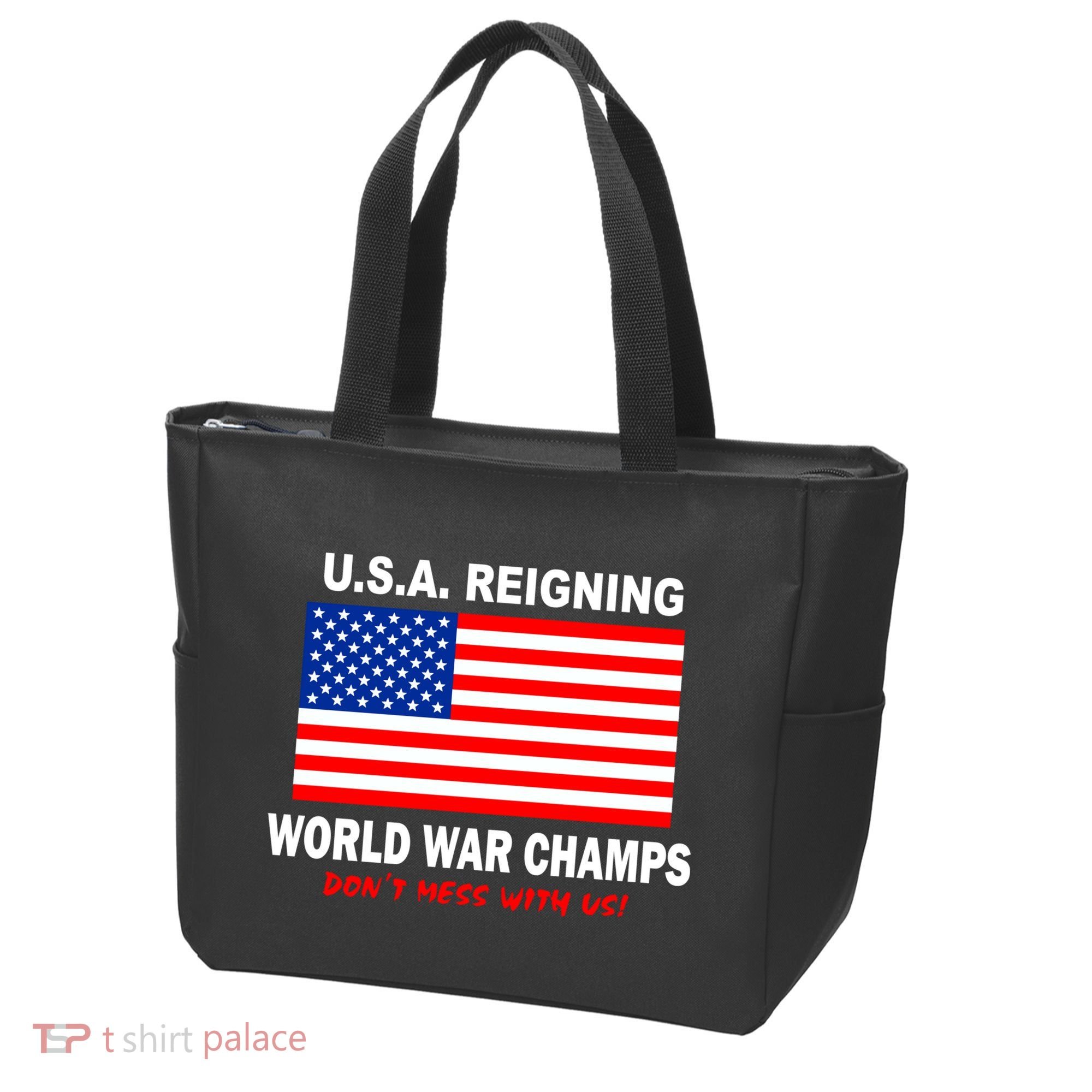 U.S.A. Reigning World War Champs Tote Bag