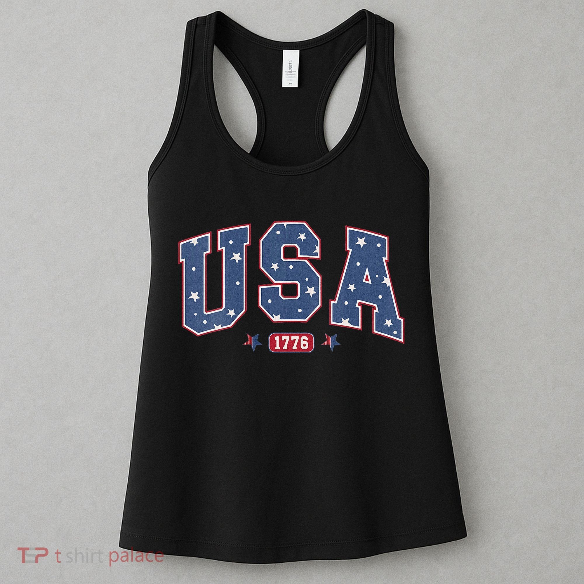 Usa 1776 4th Of July Independence Day Women's Tank Top