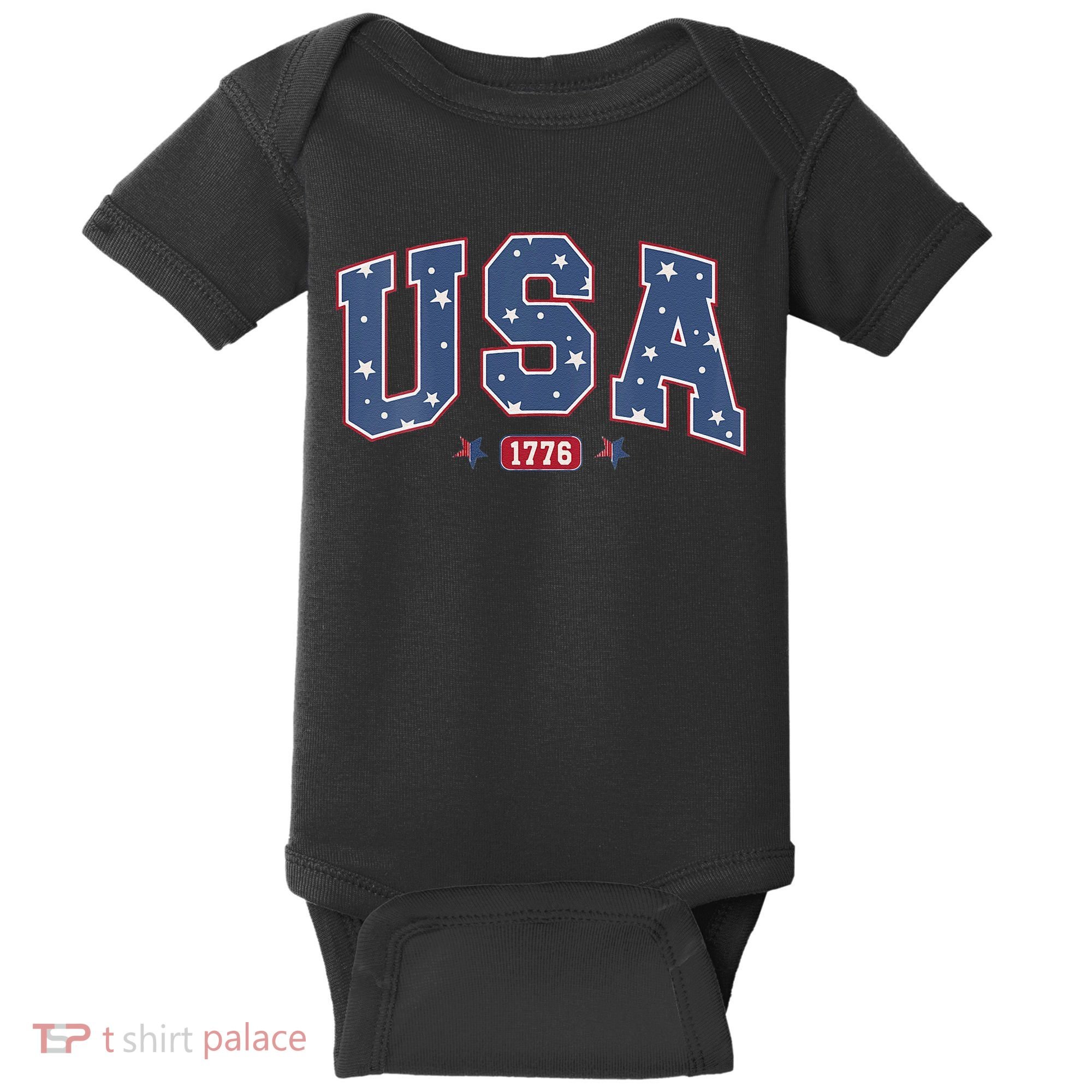 Usa 1776 4th Of July Independence Day Baby Bodysuit