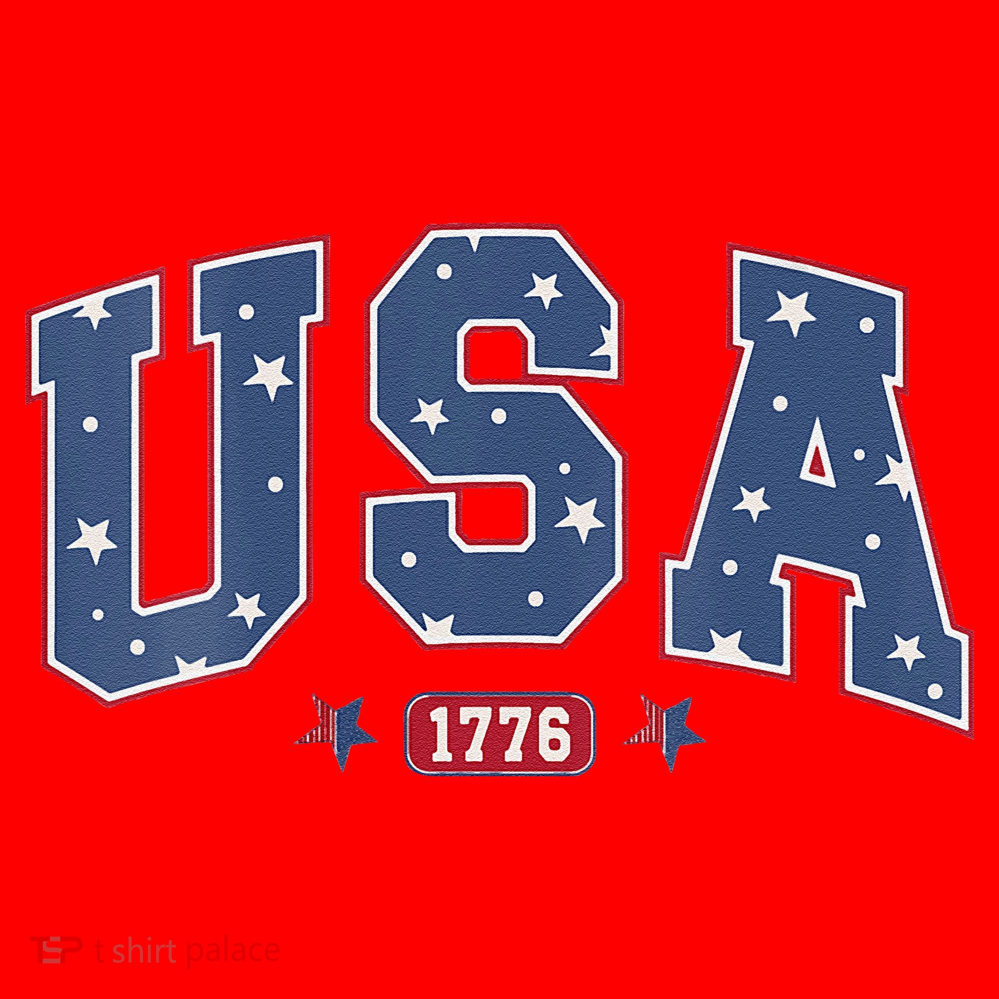 Usa 1776 4th Of July Independence Day Santa Hat