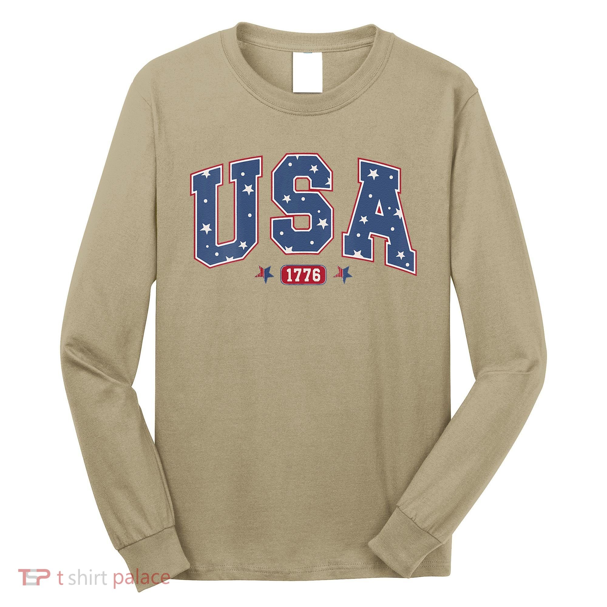 Usa 1776 4th Of July Independence Day Long Sleeve Shirt