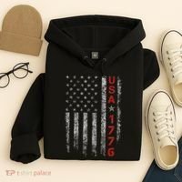 Usa 1776 Patriotic Independence Day Hoodie thumb 4