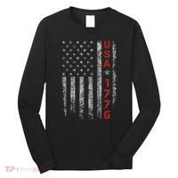 Usa 1776 Patriotic Independence Day Long Sleeve Shirt thumb 0