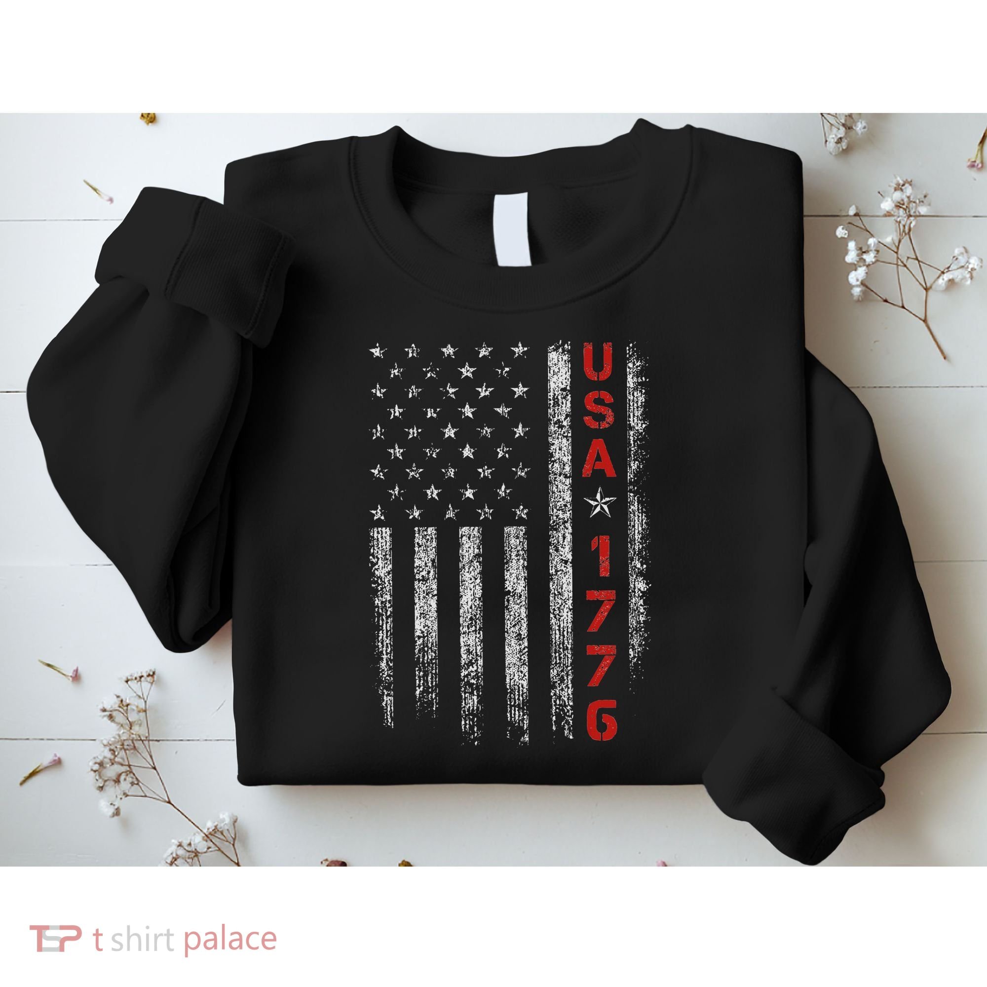 Usa 1776 Patriotic Independence Day Sweatshirt