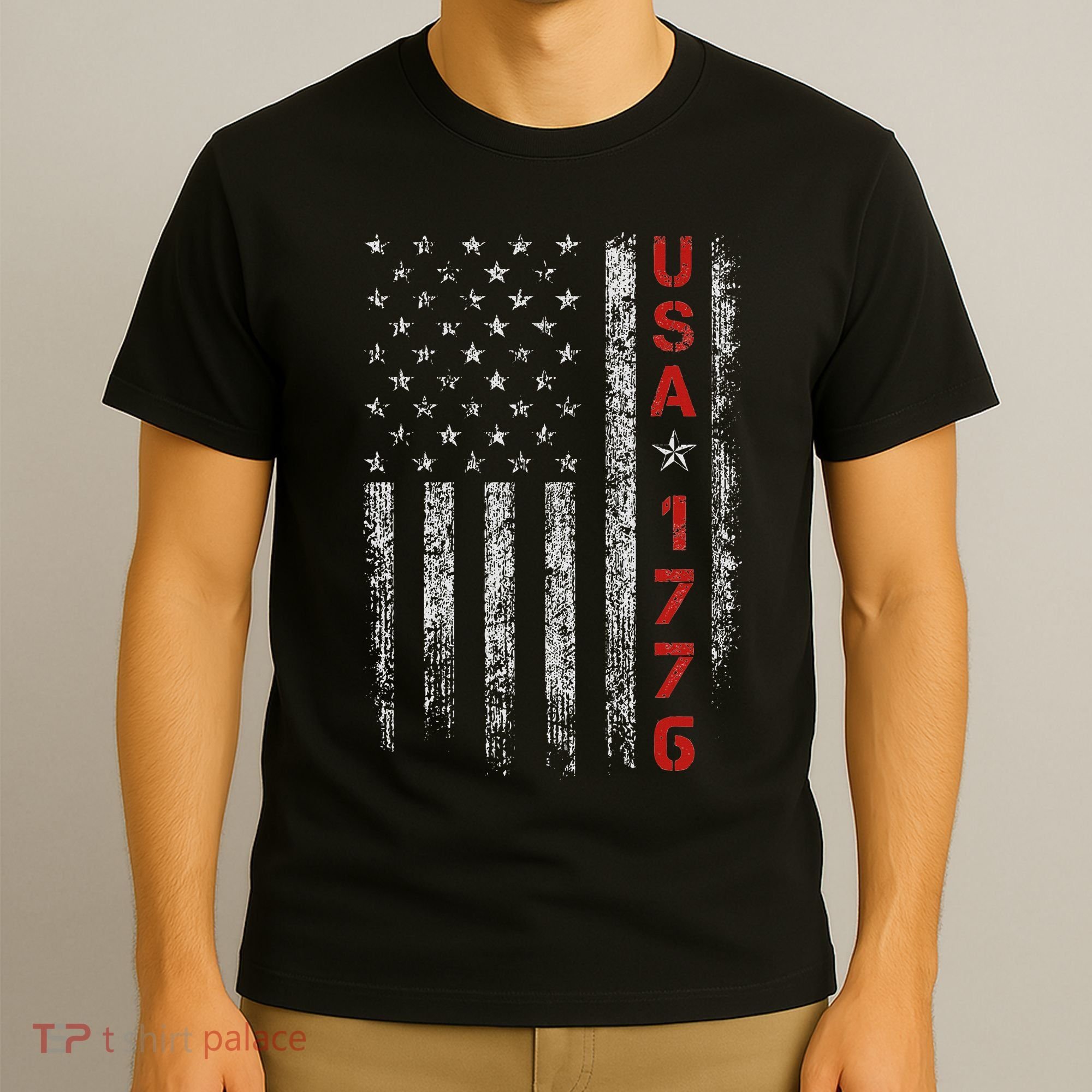 Usa 1776 Patriotic Independence Day T-Shirt