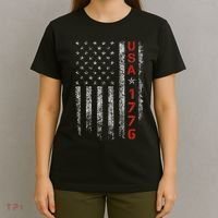 Usa 1776 Patriotic Independence Day T-Shirt thumb 4