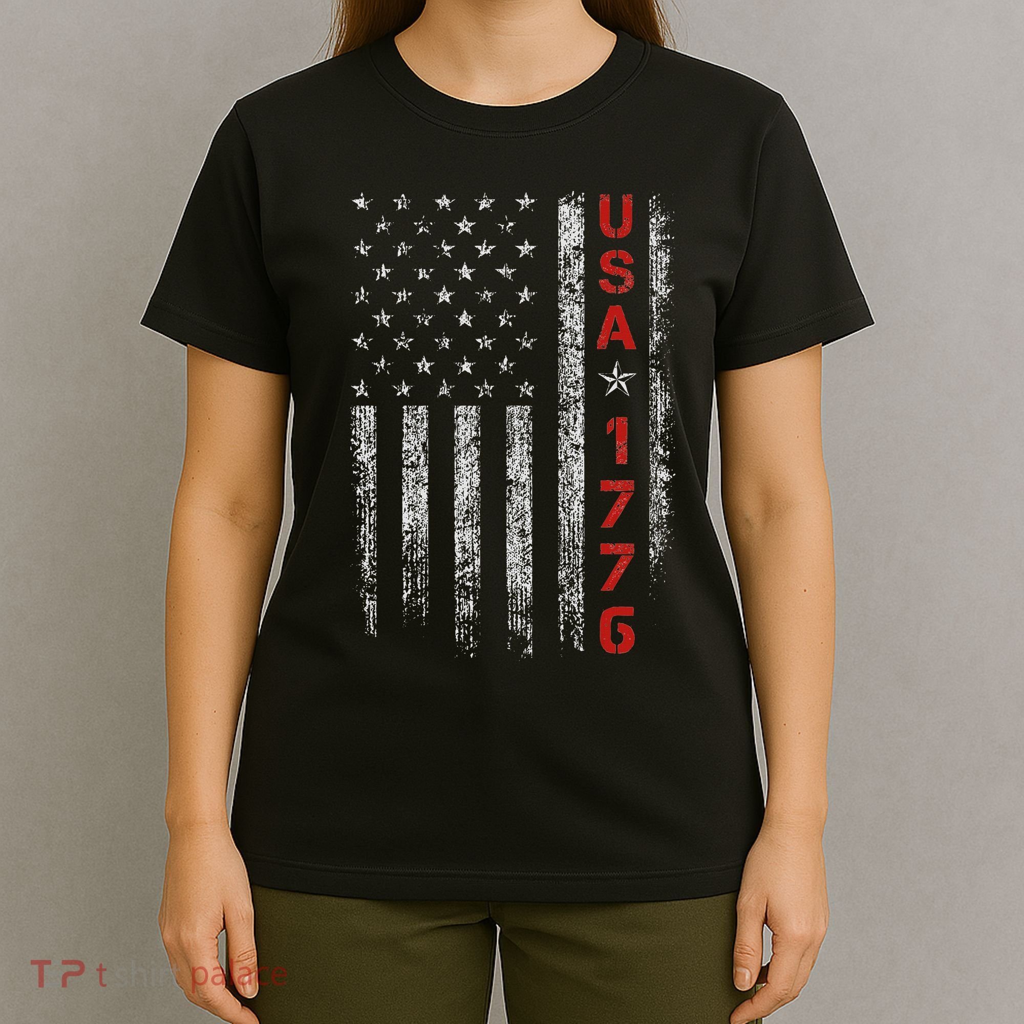 Usa 1776 Patriotic Independence Day T-Shirt
