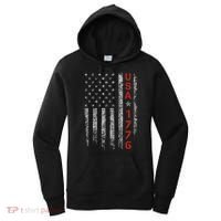 Usa 1776 Patriotic Independence Day Women's Hoodie thumb 0