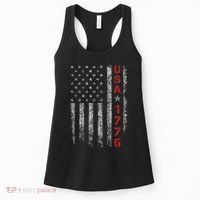Usa 1776 Patriotic Independence Day Women's Tank Top thumb 0