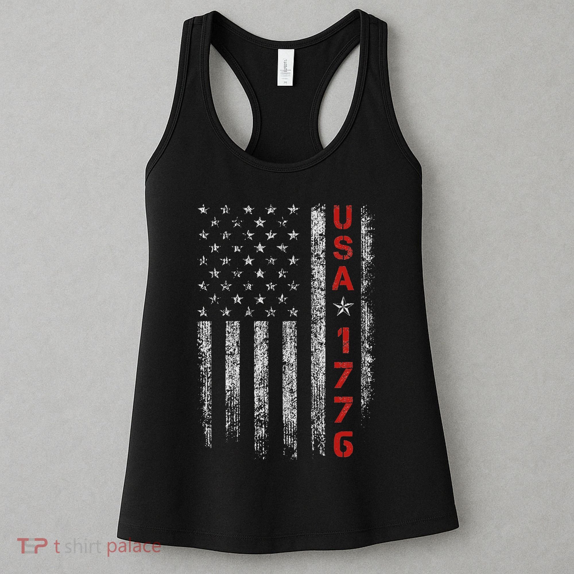 Usa 1776 Patriotic Independence Day Women's Tank Top