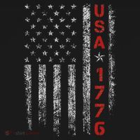 Usa 1776 Patriotic Independence Day Baby Bodysuit thumb 2