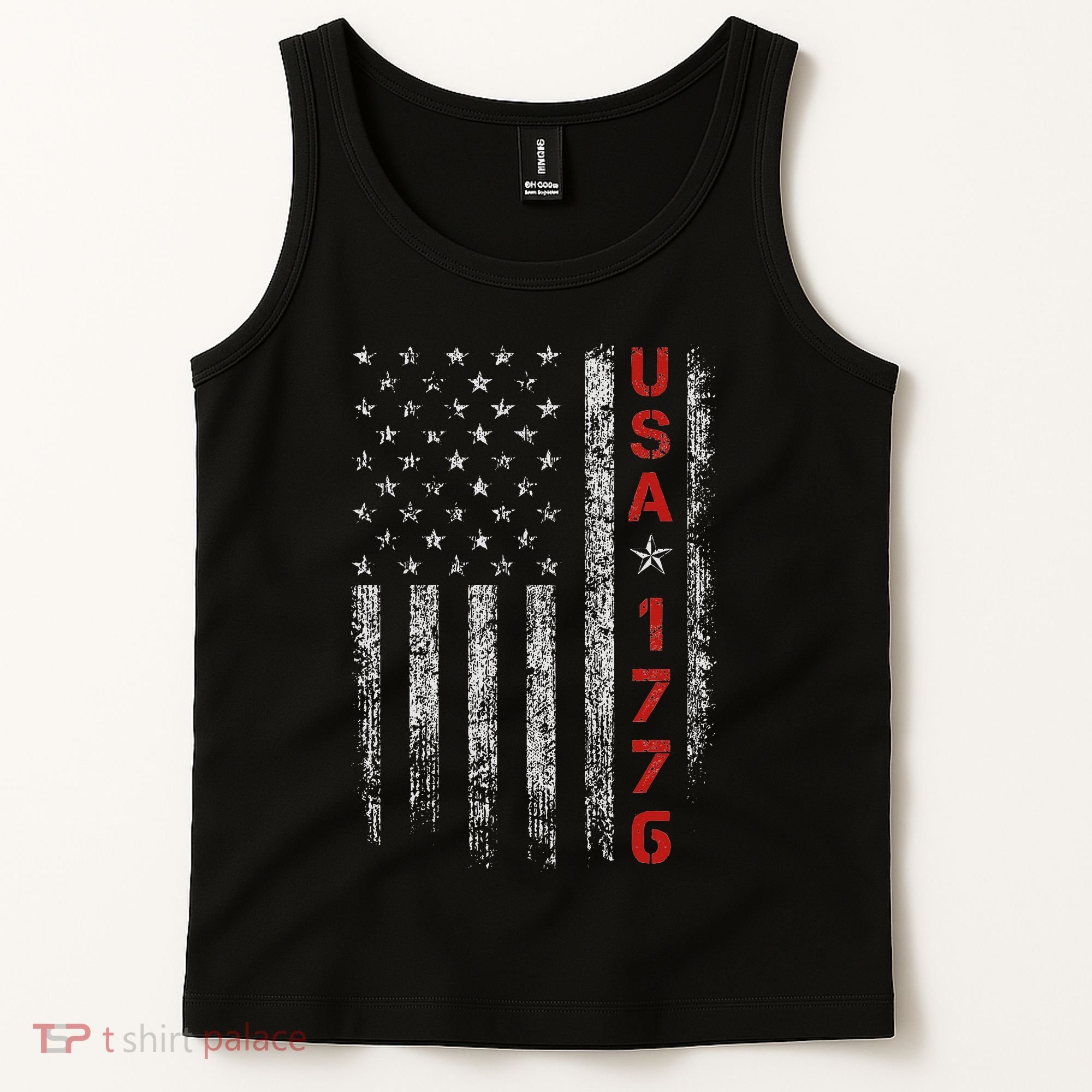 Usa 1776 Patriotic Independence Day Tank Top