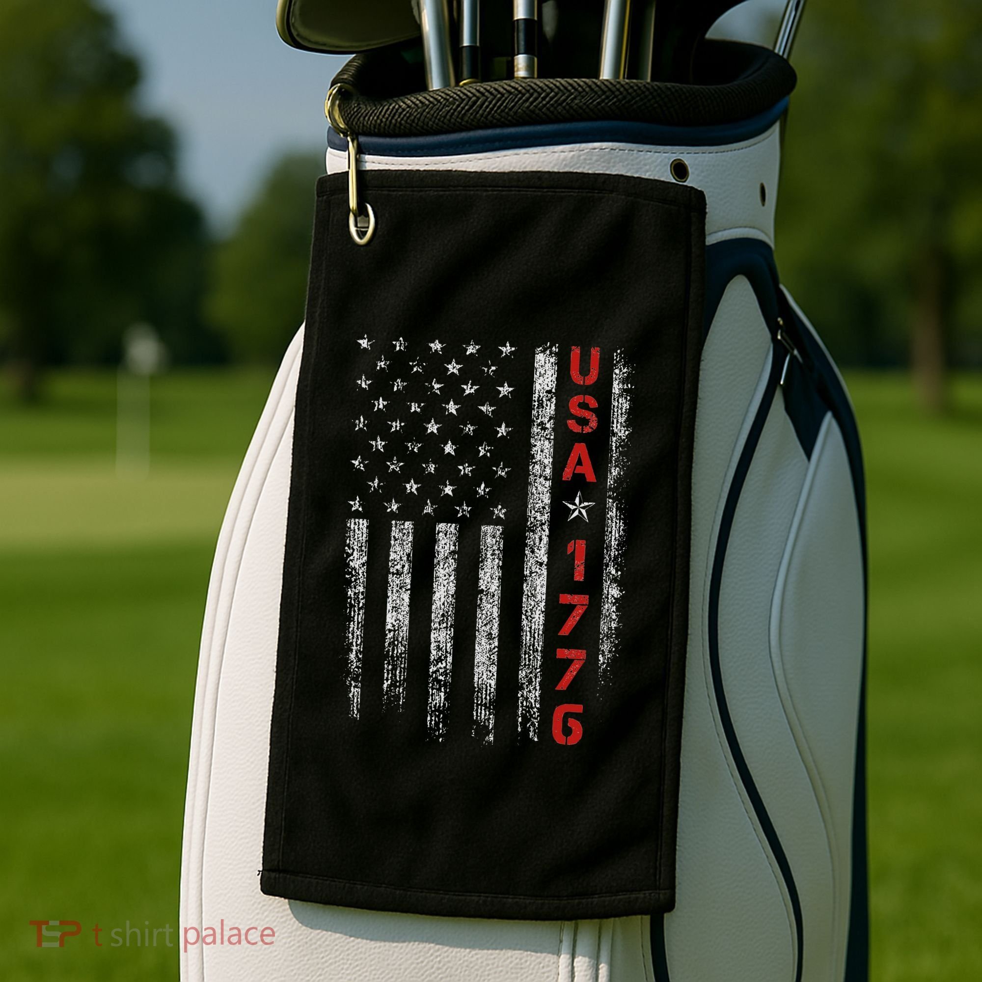 Usa 1776 Patriotic Independence Day Golf Towel