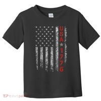 Usa 1776 Patriotic Independence Day Toddler T-Shirt thumb 0