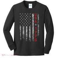 Usa 1776 Patriotic Independence Day Kids Long Sleeve Shirt thumb 0
