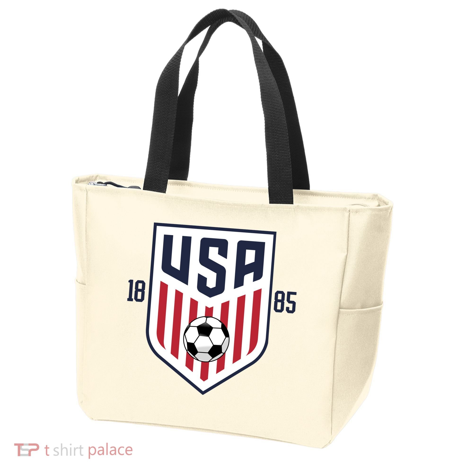 USA 1885 Soccer Tournament Tote Bag