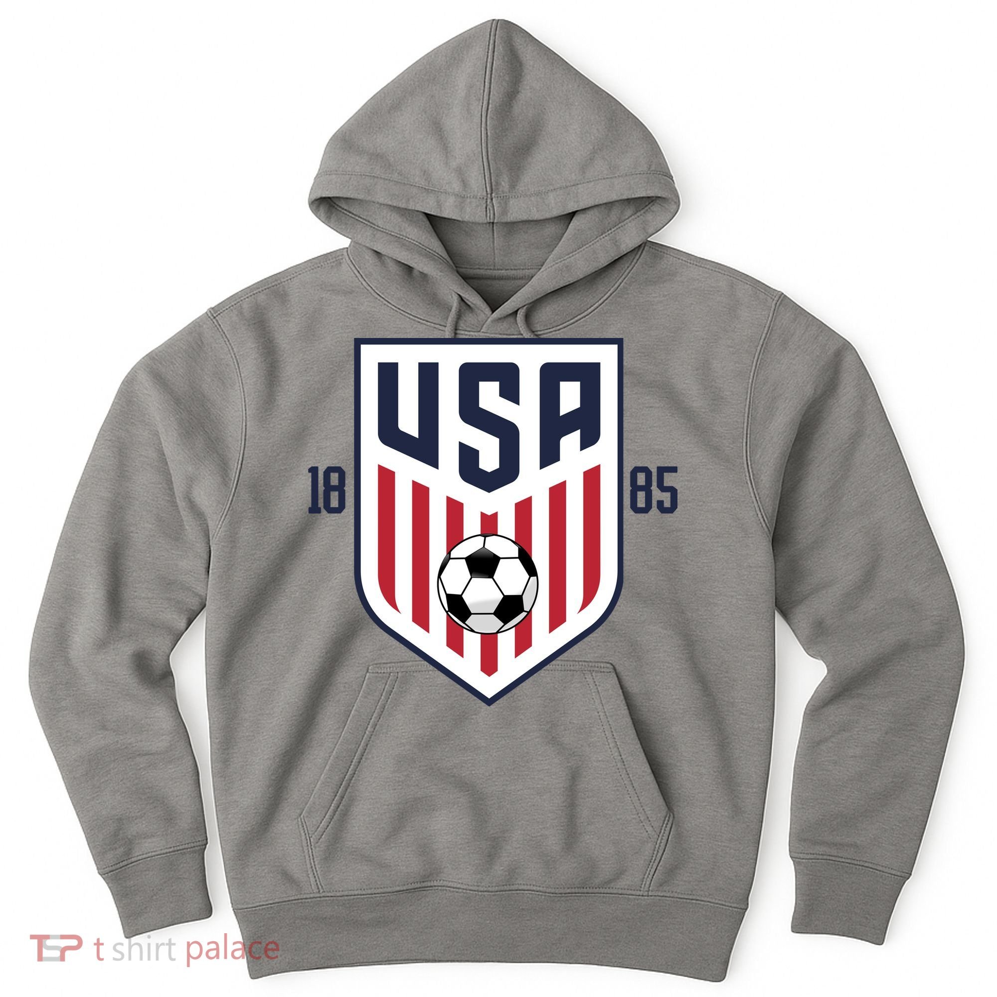USA 1885 Soccer Tournament Hoodie