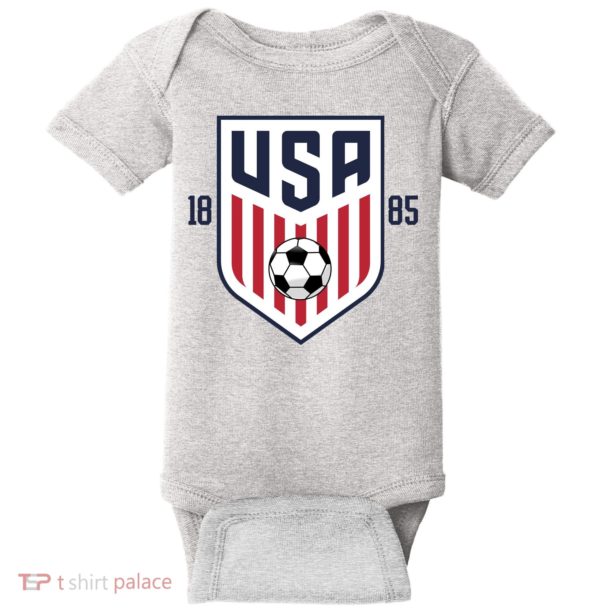 USA 1885 Soccer Tournament Baby Bodysuit