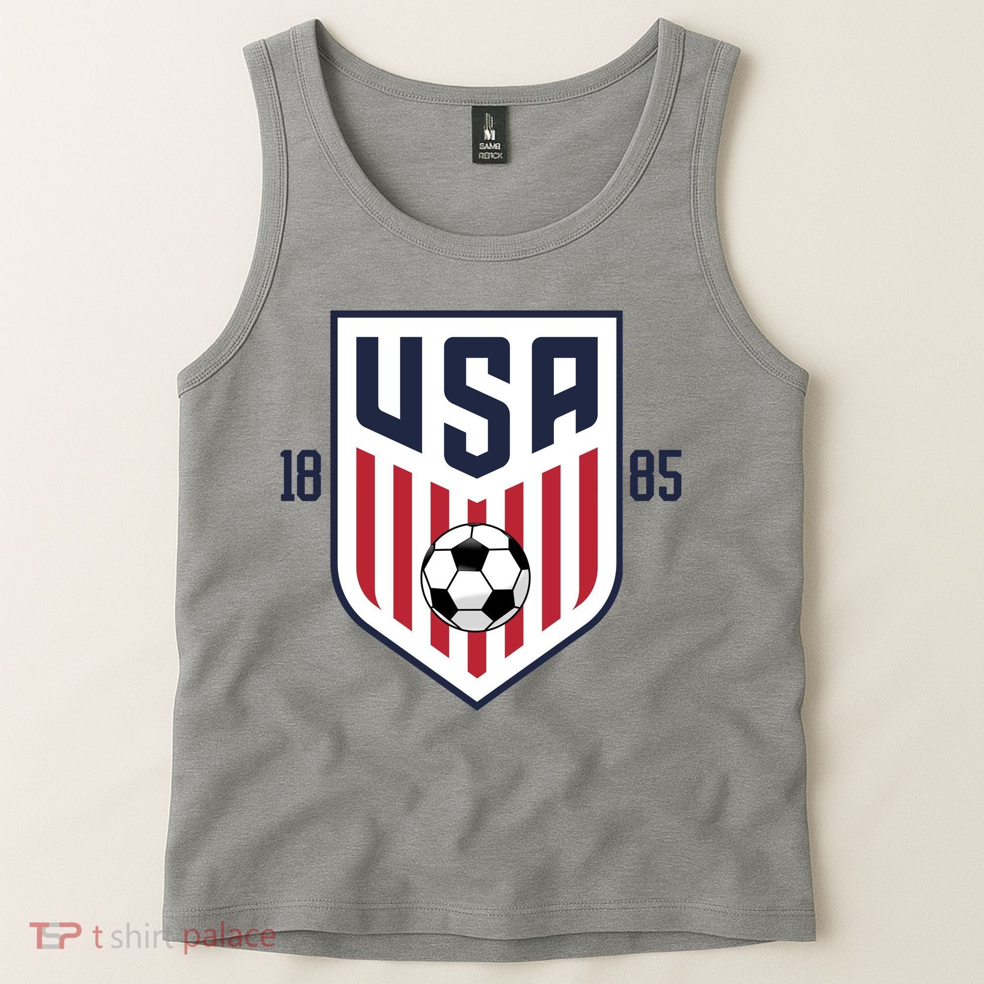 USA 1885 Soccer Tournament Tank Top