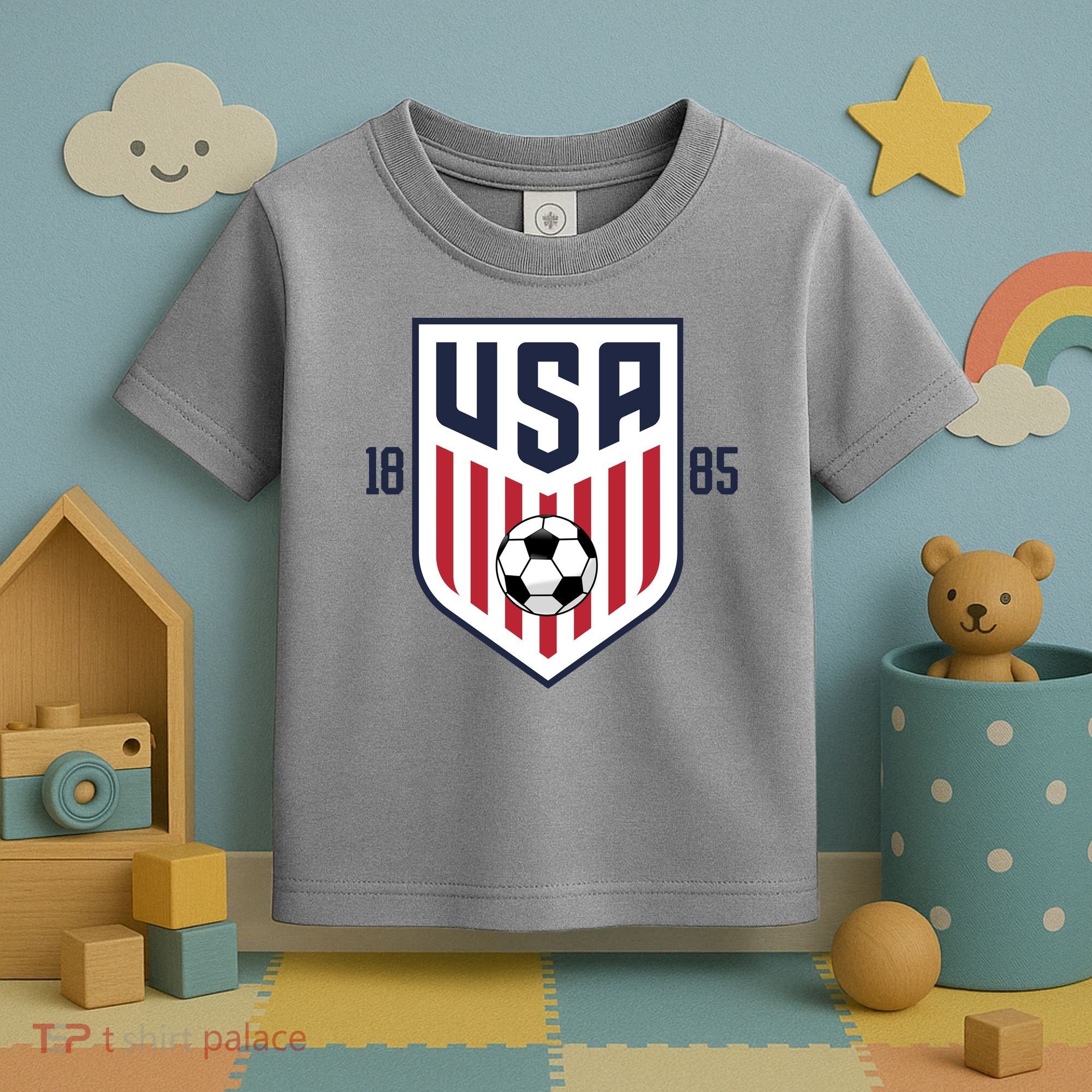 USA 1885 Soccer Tournament Toddler T-Shirt