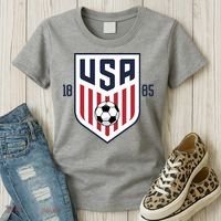 USA 1885 Soccer Tournament Women's T-Shirt thumb 3