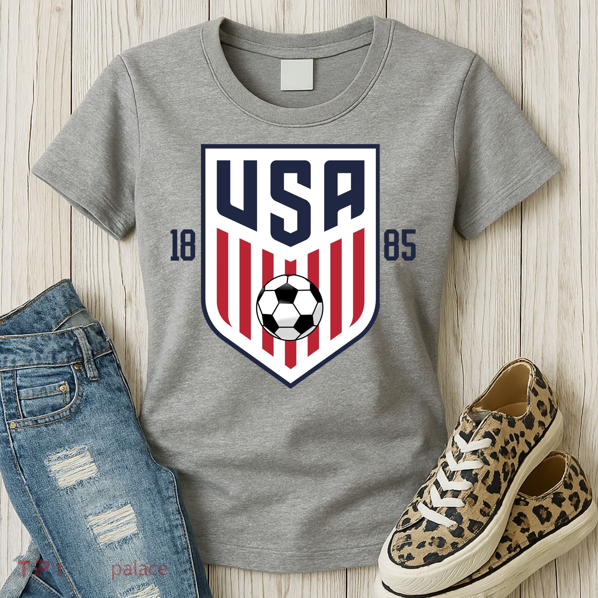 USA 1885 Soccer Tournament Women's T-Shirt
