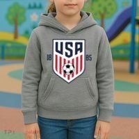 USA 1885 Soccer Tournament Kids Hoodie thumb 3