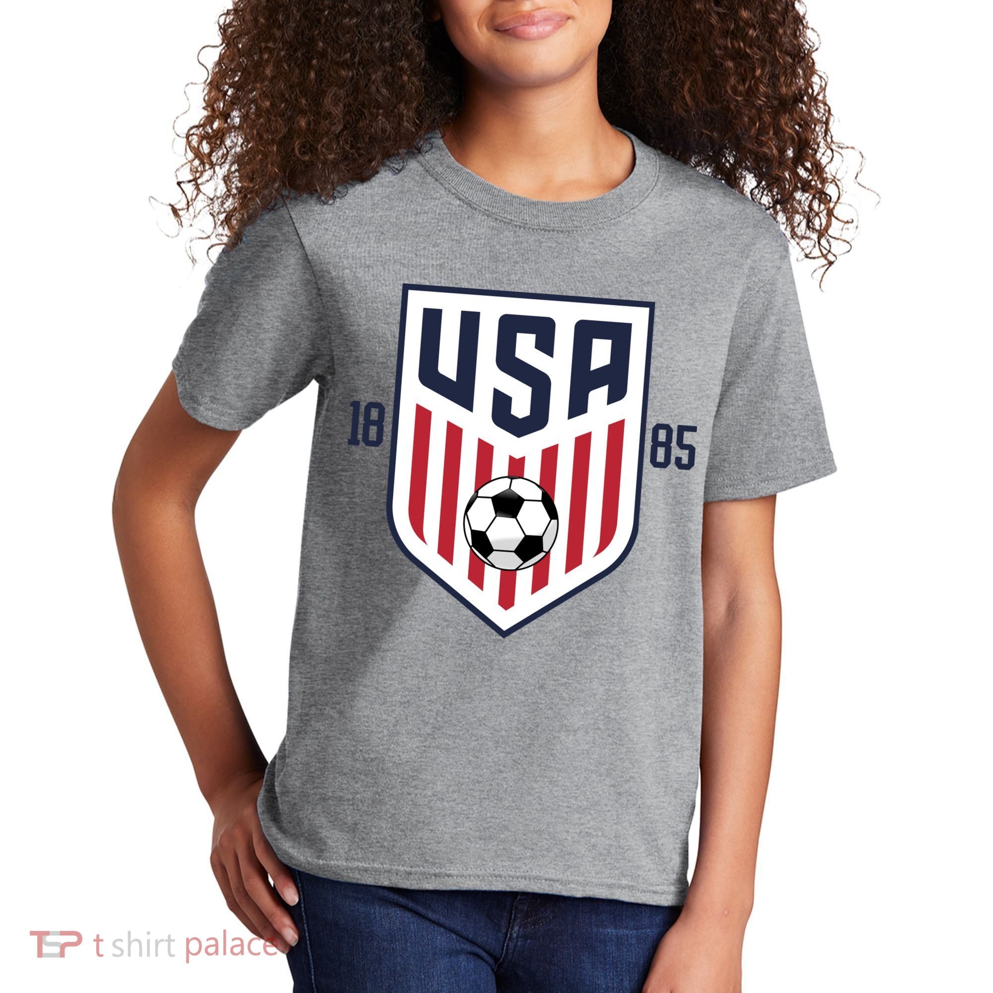 USA 1885 Soccer Tournament Kids T-Shirt