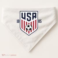 USA 1885 Soccer Tournament USA-Made Doggie Bandana thumb 0