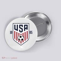 USA 1885 Soccer Tournament Button thumb 0