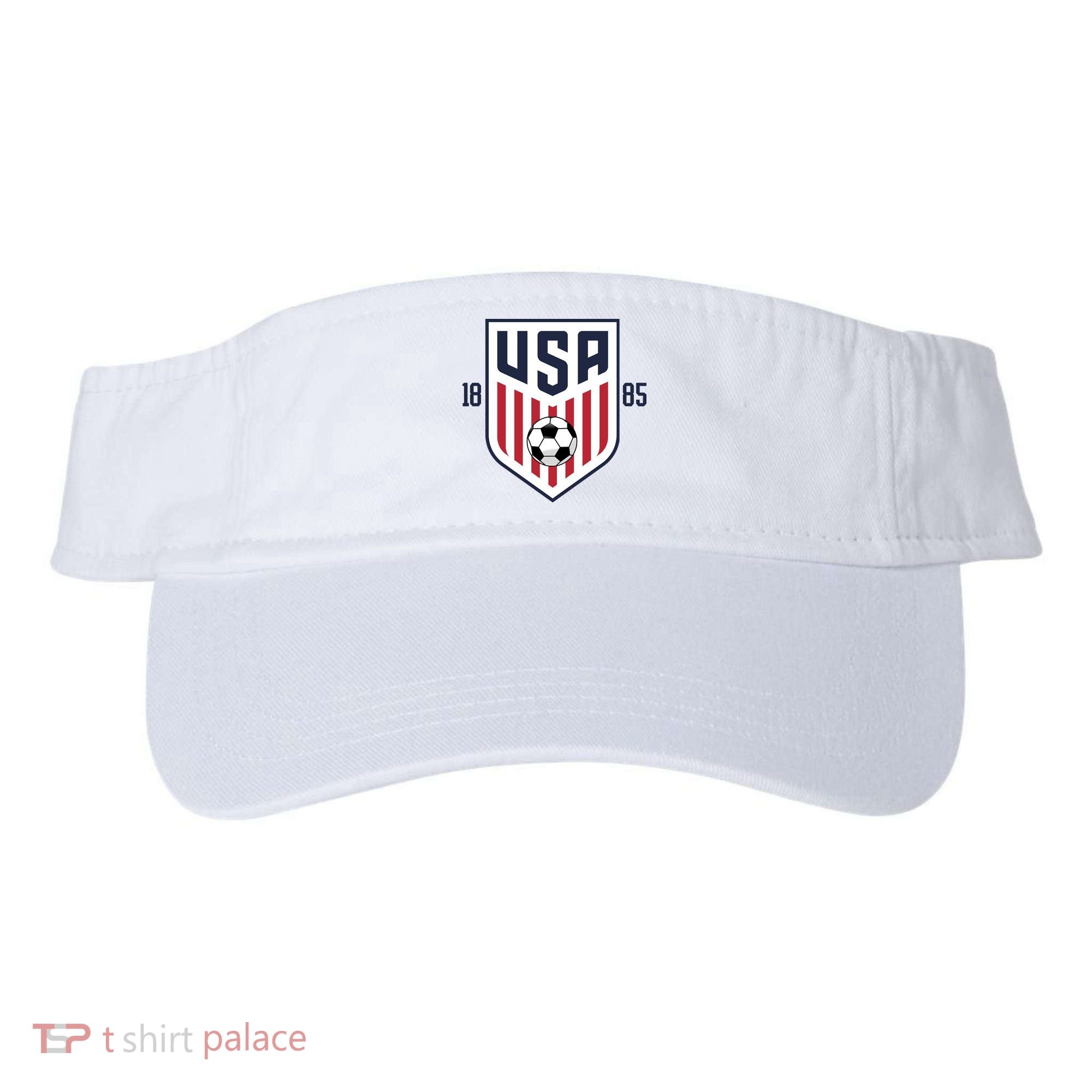 USA 1885 Soccer Tournament Visor