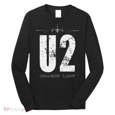 U 2 Dragon Lady Spy Plane Long Sleeve Shirt