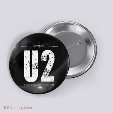 U 2 Dragon Lady Spy Plane Button