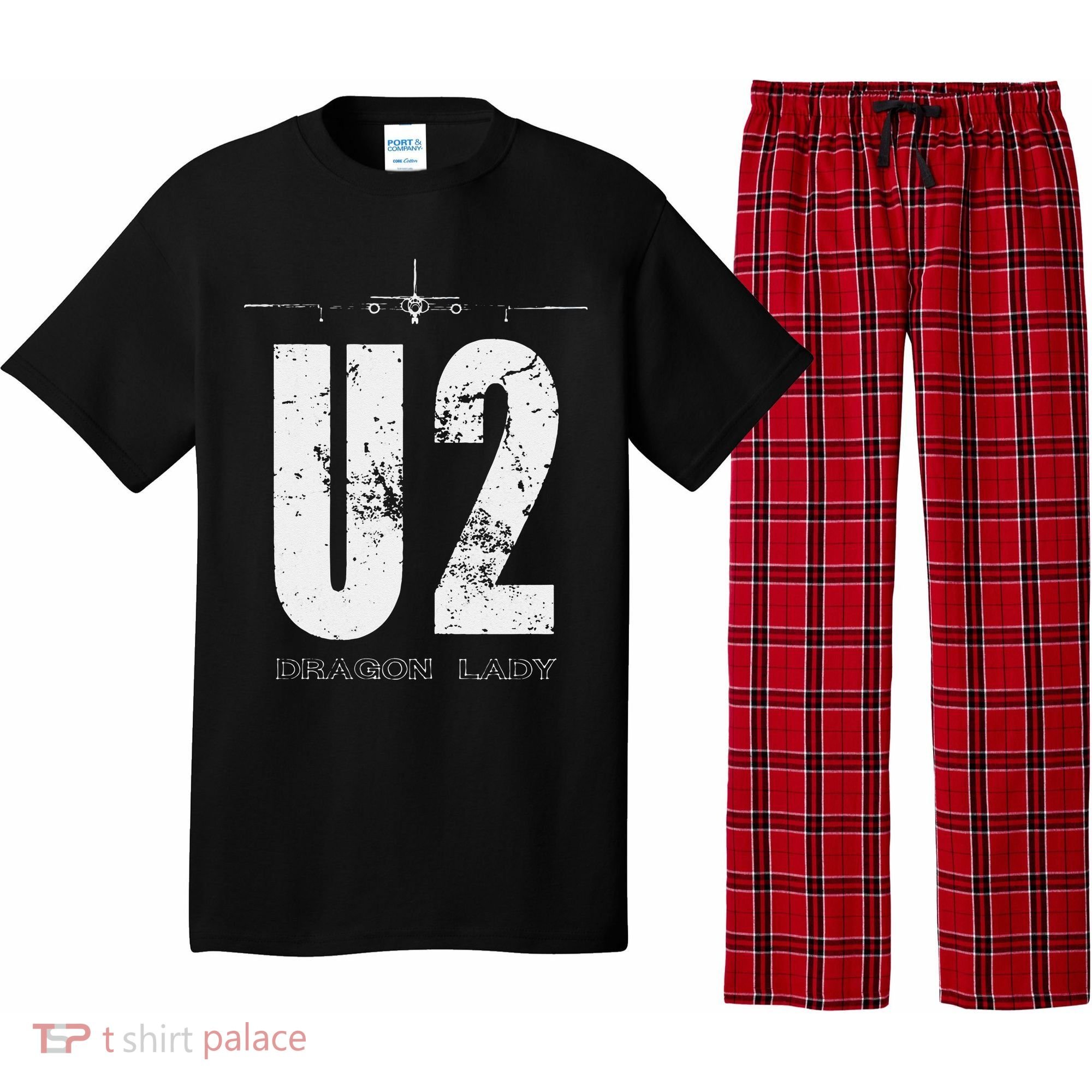 U 2 Dragon Lady Spy Plane Pajama Set