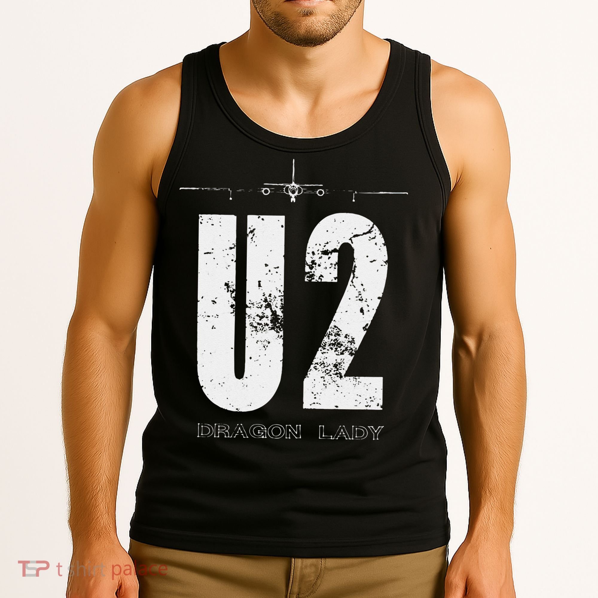 U 2 Dragon Lady Spy Plane Tank Top