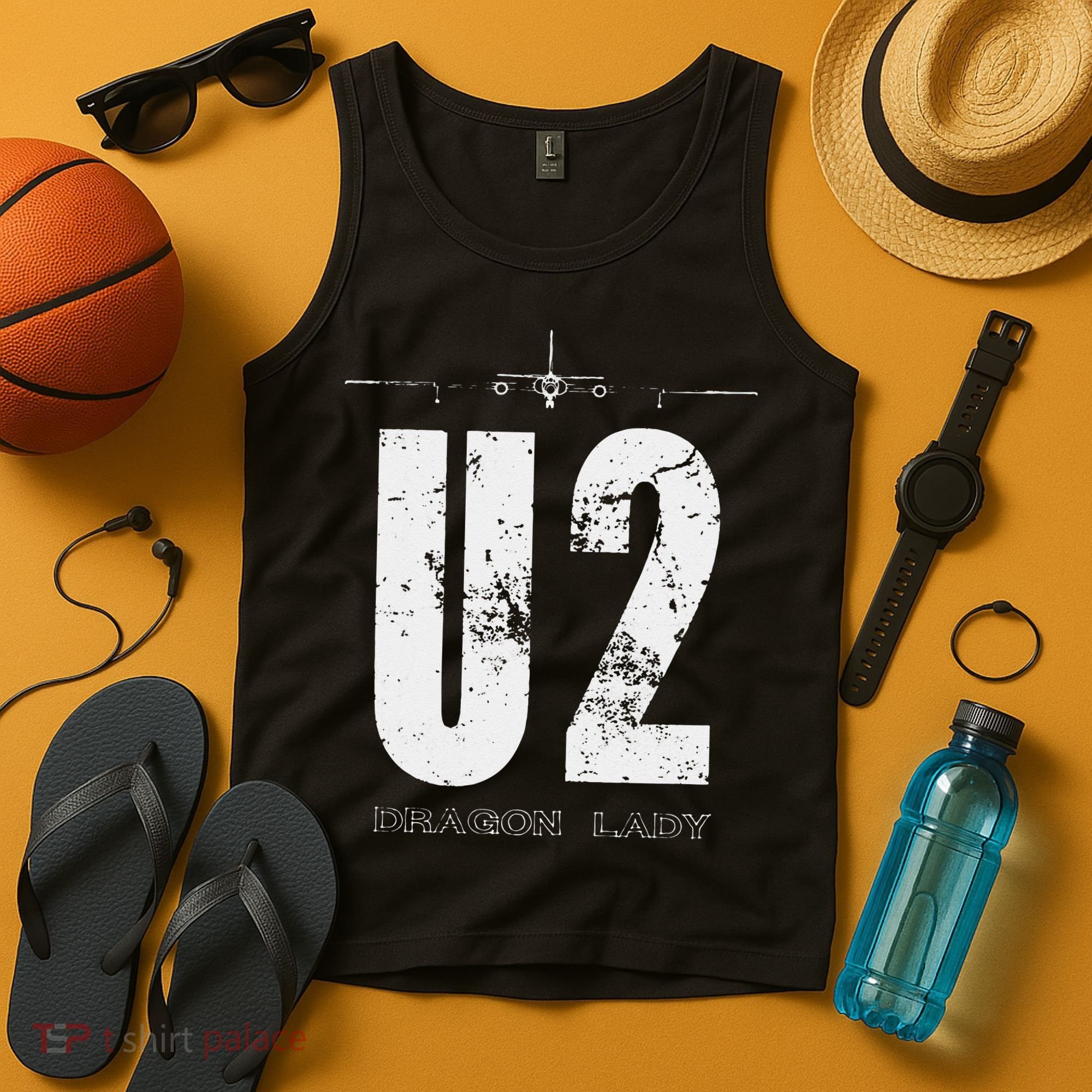 U 2 Dragon Lady Spy Plane Tank Top