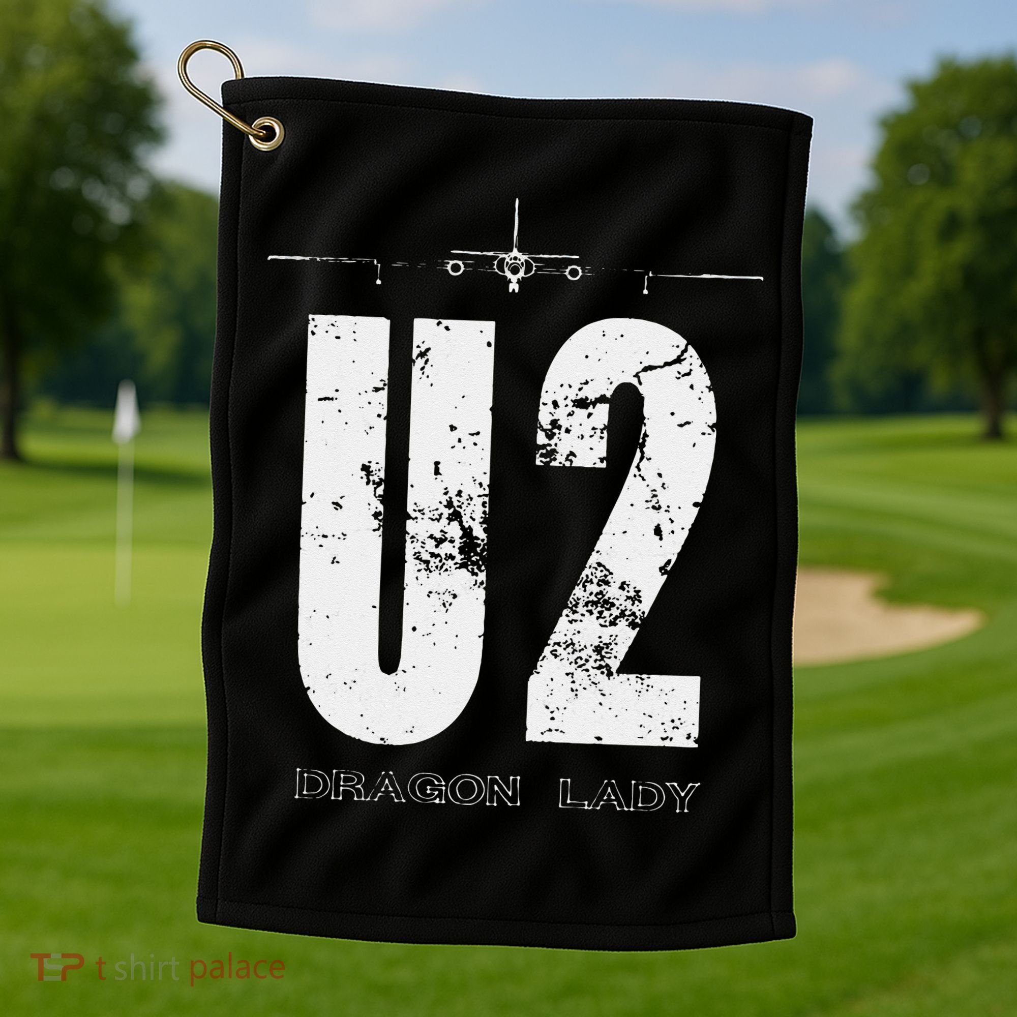 U 2 Dragon Lady Spy Plane Golf Towel
