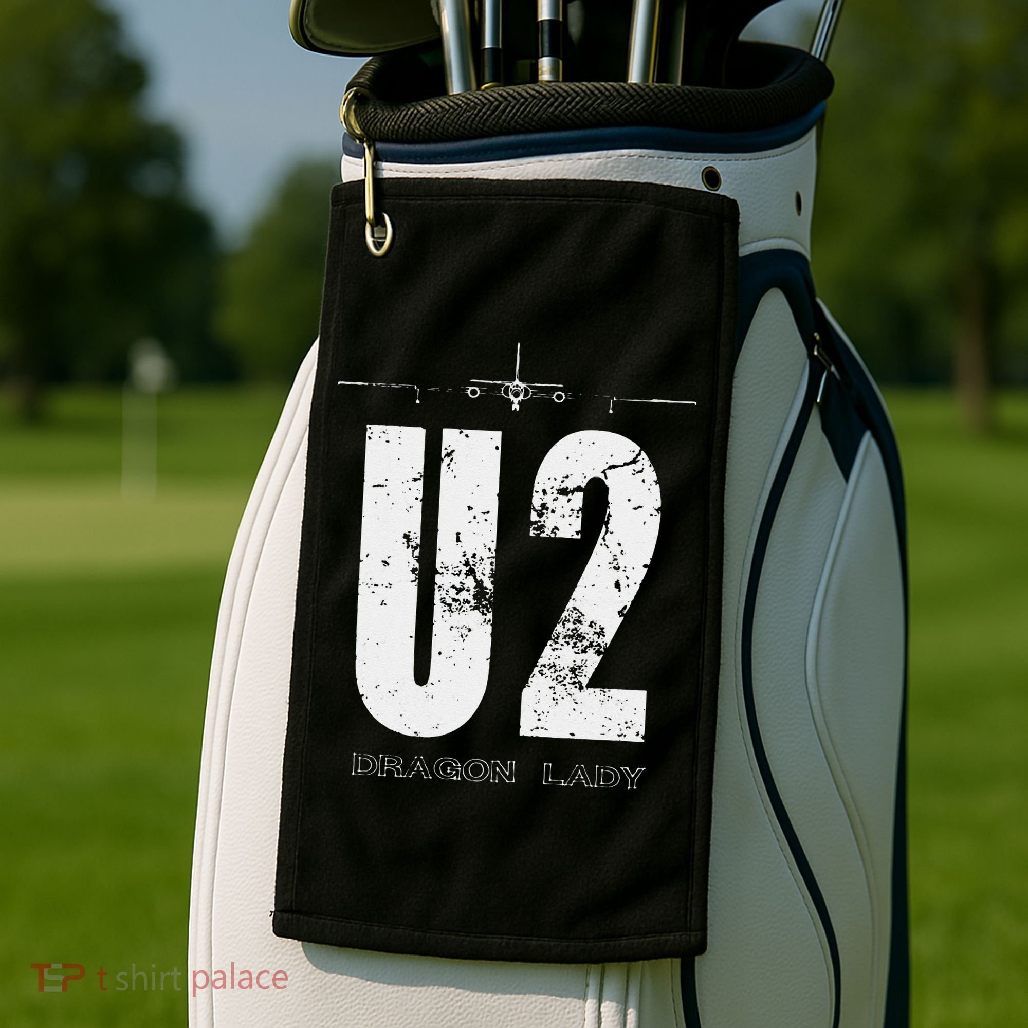 U 2 Dragon Lady Spy Plane Golf Towel
