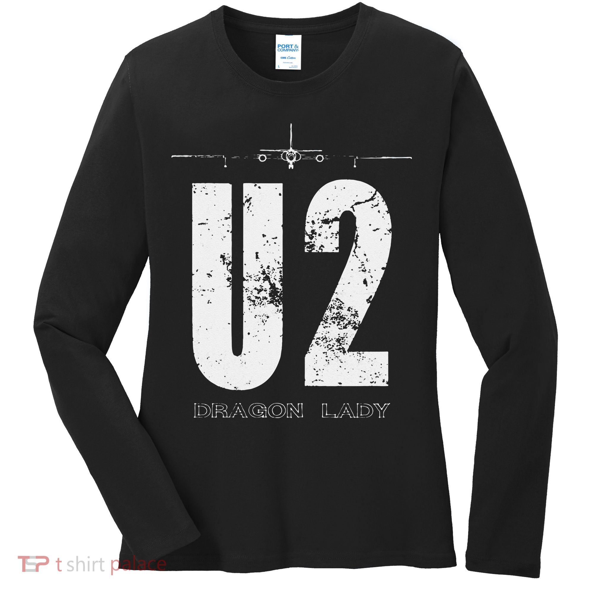 U 2 Dragon Lady Spy Plane Women's Long Sleeve Shirt