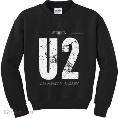 U 2 Dragon Lady Spy Plane Kids Sweatshirt