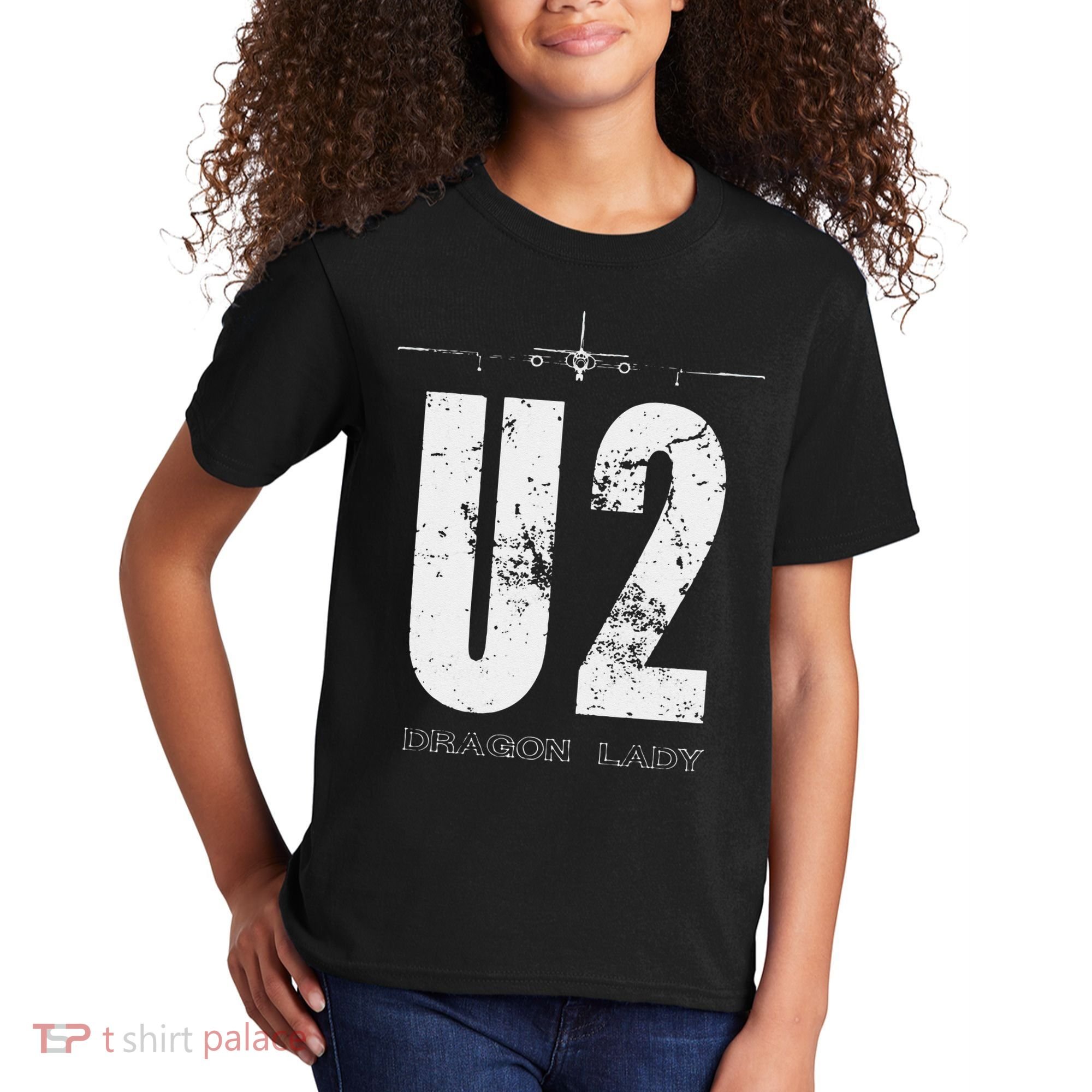 U 2 Dragon Lady Spy Plane Kids T-Shirt