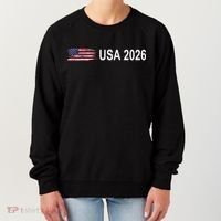 USA 2026 Football Soccer Team Flag Women's Sweatshirt thumb 0