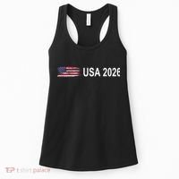 USA 2026 Football Soccer Team Flag Women's Tank Top thumb 0