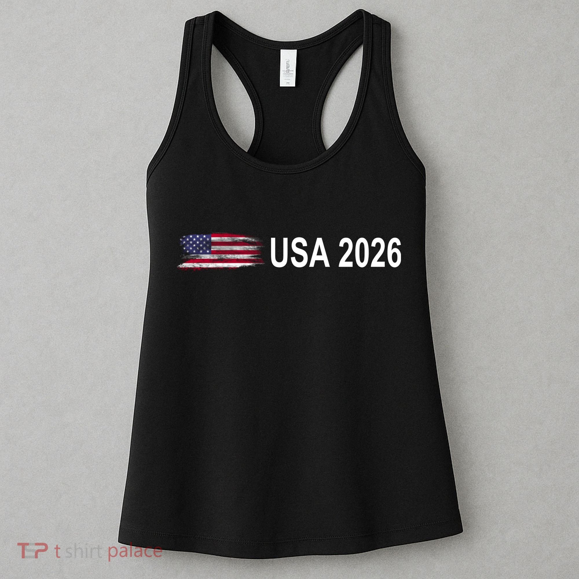 USA 2026 Football Soccer Team Flag Women's Tank Top