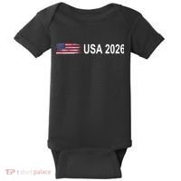 USA 2026 Football Soccer Team Flag Baby Bodysuit thumb 0