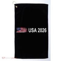 USA 2026 Football Soccer Team Flag Golf Towel thumb 0